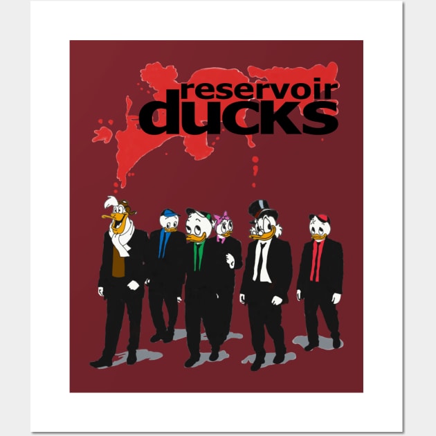 Reservoir Ducks Wall Art by Owllee Designs